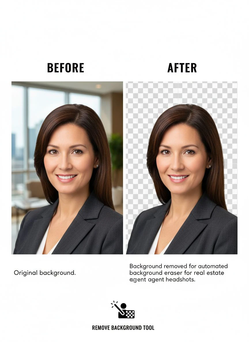 automated background eraser for real estate agent headshots - Professional Guide